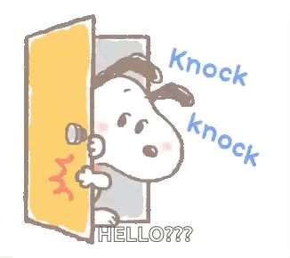 Snooy Knockknock GIF - Snooy Knockknock Heythere GIFs