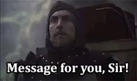 Monty Python And The Holy Grail Message For You Sir GIF
