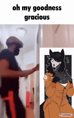 Oh My Goodness Gracious Scp GIF - Oh My Goodness Gracious Scp Furry GIFs