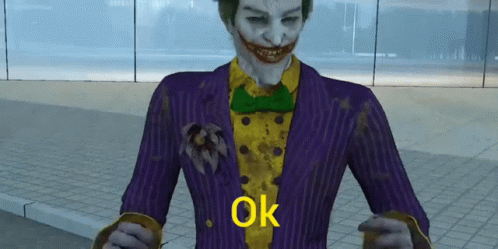 Ok Thats Based Joker GIF - Ok Thats Based Joker Death Battle GIFs