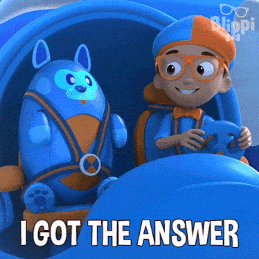 I Got The Answer To My Question Deebo GIF - I Got The Answer To My Question Deebo Blippi GIFs