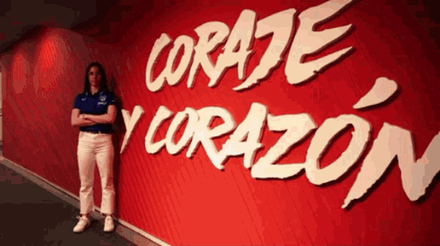 Coraje Y Corazon Eva Navarro GIF - Coraje Y Corazon Eva Navarro Atleti GIFs