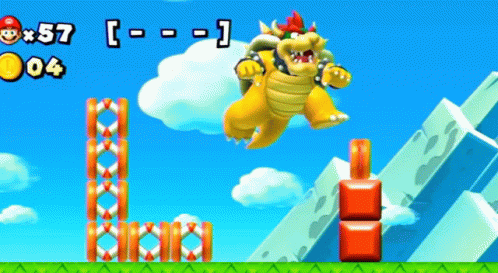 Mario Bowser GIF - Mario Bowser Super Mario Maker2 GIFs