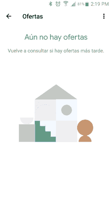 a screenshot of the ofertas app on a cell phone