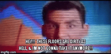 Uhf Weird Al Yankovic GIF - Uhf Weird Al Yankovic Dirty Floors Mop GIFs