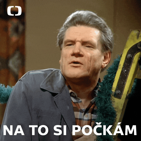 a man with a yellow ladder behind him and the words na to si pockam