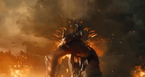 Steppenwolf Attack GIF - Steppenwolf Attack Justice League GIFs