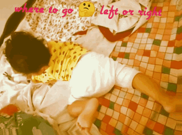 Left Or Right Where To Go GIF - Left Or Right Where To Go Baby GIFs