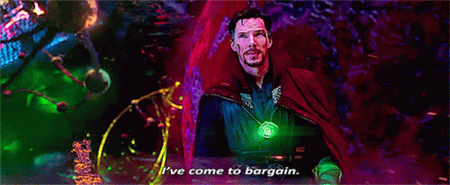 Doctor Strange Ive Come To Bargain GIF - Doctor Strange Ive Come To Bargain Come GIFs