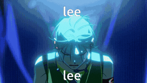 a cartoon character with the word lee on it