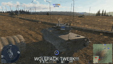 a video game screen says wolfpack twerk !!!