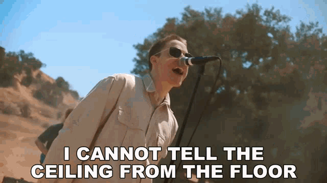 I Cannot Tell The Ceiling From The Floor Parker Cannon GIF - I Cannot Tell The Ceiling From The Floor Parker Cannon The Story So Far GIFs