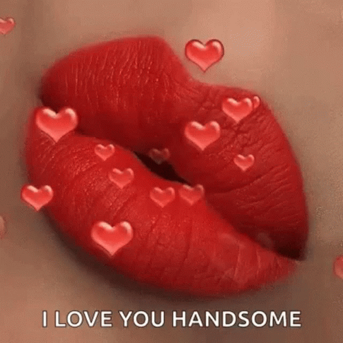 Love I Love You Handsome GIF - Love I Love You Handsome Lips GIFs