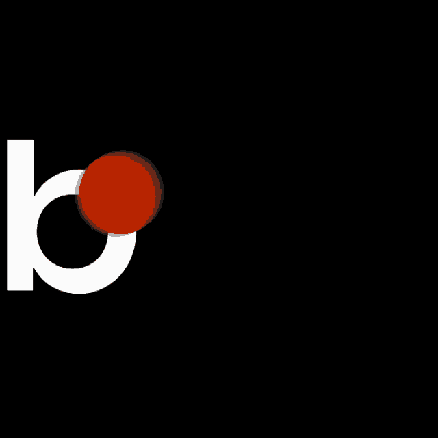 a blurred image of the word acb in white on a black background