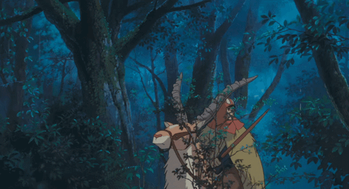 Princess Mononoke Yakul GIF - Princess Mononoke Yakul Adventurer GIFs