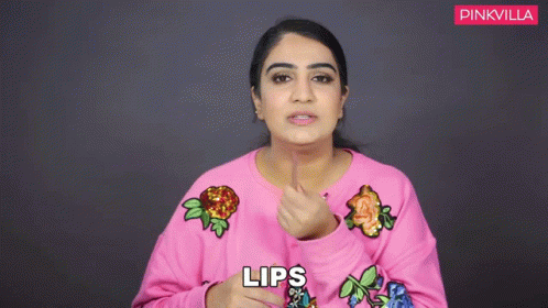 Lips Shikha Kohli GIF - Lips Shikha Kohli Pinkvilla GIFs