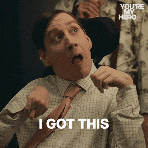 a man in a wheelchair says " i got this " while pointing