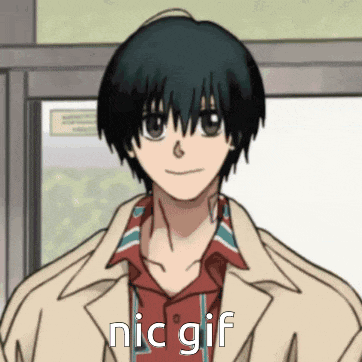 a picture of a boy with the words nic gif written on the bottom