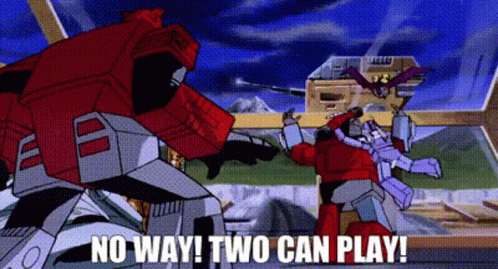 Transformers No Way Two Can Play GIF - Transformers No Way Two Can Play Two Can Play GIFs