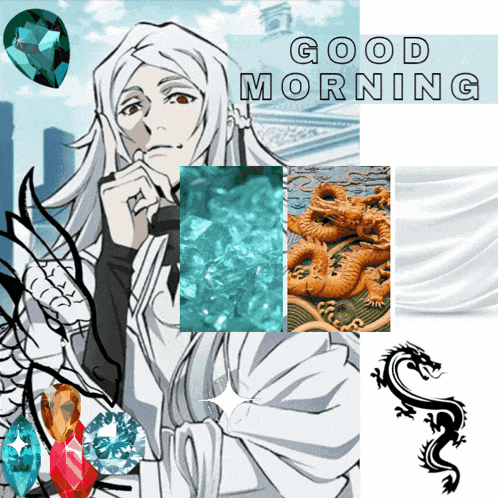 a collage of images with the words " good morning " on the bottom