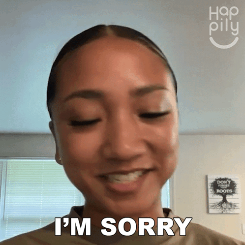 I'M Sorry Happily GIF - I'M Sorry Happily Please Accept My Sincerest Apologies GIFs