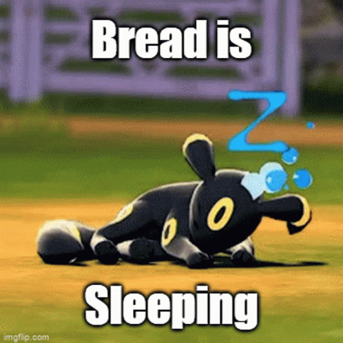 Bread Umbreon GIF - Bread Umbreon Sleeping GIFs