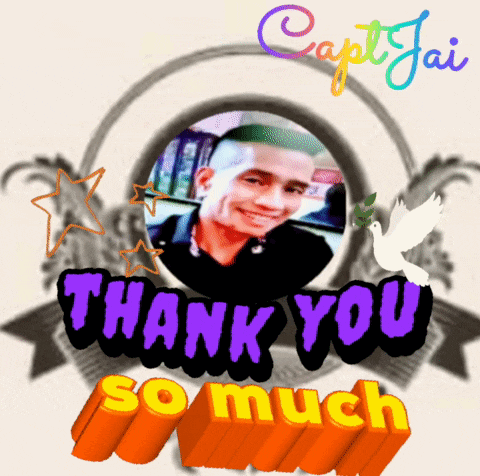a picture of a man with the words thank you so much above it