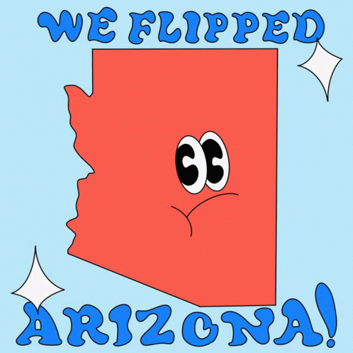 We Flipped Arizona Blue Arizona GIF - We Flipped Arizona Blue Arizona Az GIFs
