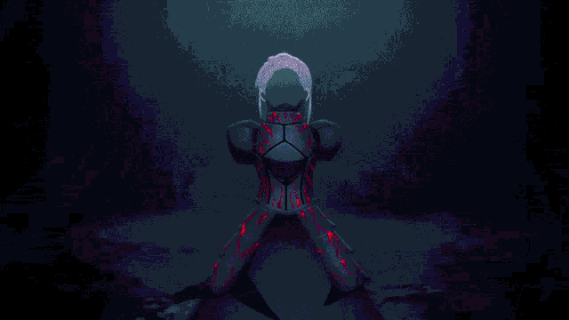 a purple and red background with a purple light coming out of it .