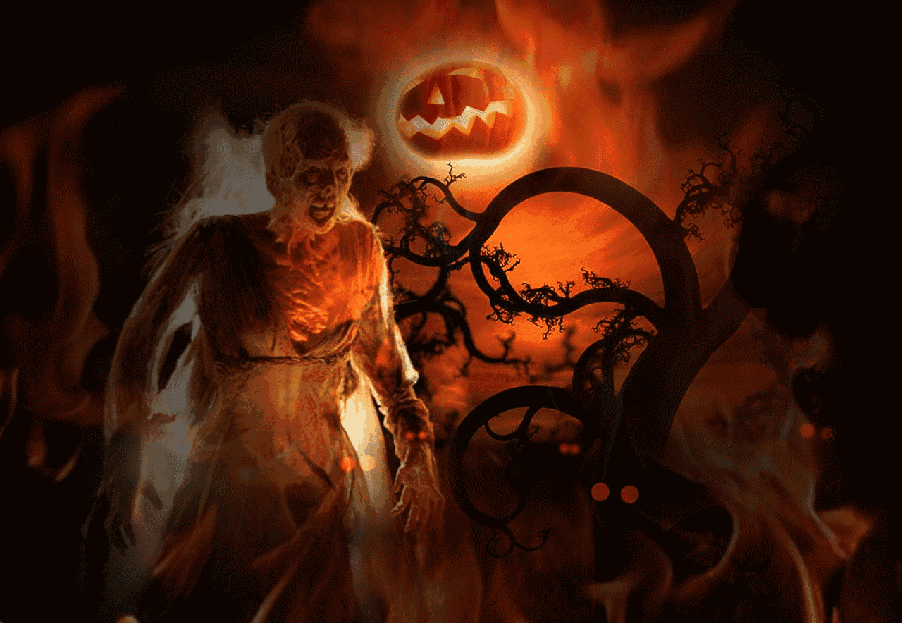 Wicked Animated Halloween Wallpaper GIF - Halloween Wallpaper Gif GIFs