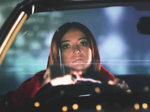 Driving Around Lux Lyall GIF - Driving Around Lux Lyall Baby Is A Vamp GIFs