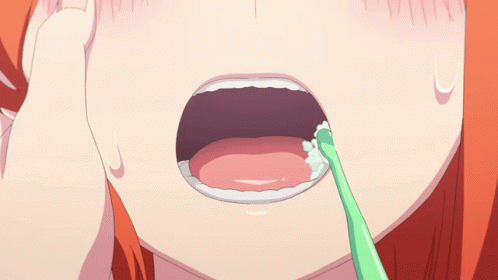 Yotsuba Brushing GIF - Yotsuba Brushing Teeth GIFs
