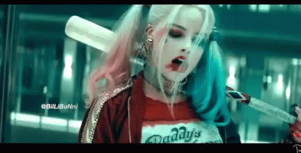 Harley Quinn Hair GIF - Harley Quinn Hair Blowing GIFs