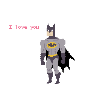 Love GIF - Batman Loveyou 8bit GIFs