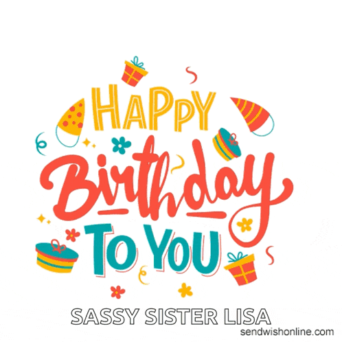 a birthday card for sassy sister lisa