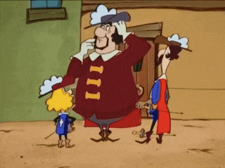 a cartoon of a man with the number 111 on his chest