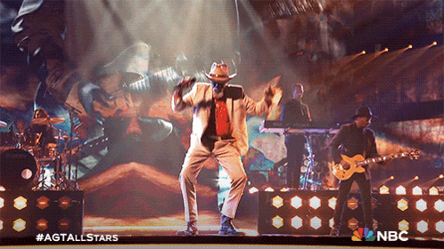 Dancing Robert Finley GIF - Dancing Robert Finley America'S Got Talent All-stars GIFs