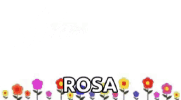 a sign that says thank you rosa with flowers surrounding it
