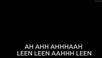 a cartoon of a man laying down with the words ah ahh ahhhaah leen leen aahhh leen