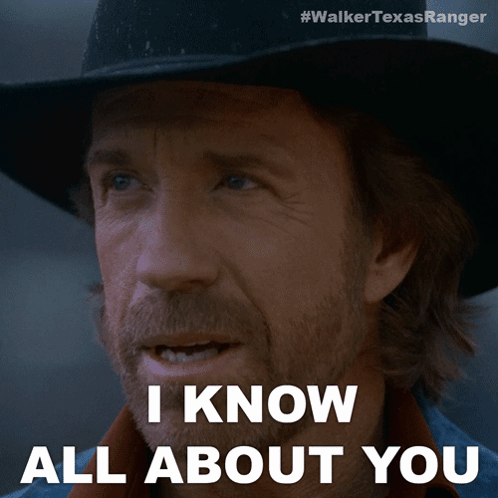 I Know All About You Cordell Walker GIF - I Know All About You Cordell Walker Walker Texas Ranger GIFs