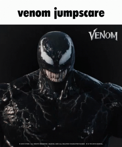 Venom Jumpscare GIF - Venom Jumpscare Marvel GIFs