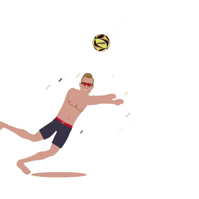 a volleyball in an ice cream cone with the words free ice cream written below it