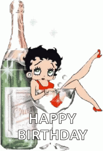 Happy Birthday Sparkles GIF - Happy Birthday Sparkles Betty Boop GIFs
