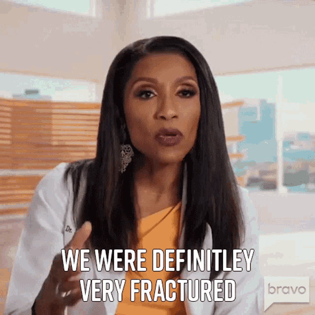 We Were Definitely Very Fractured Jaqueline Walters GIF - We Were Definitely Very Fractured Jaqueline Walters Married To Medicine GIFs