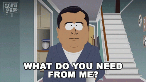 What Do You Need From Me George Zimmerman GIF - What Do You Need From Me George Zimmerman South Park GIFs