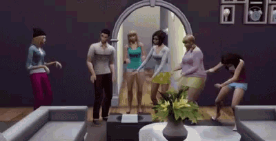 Girls In The House Duny GIF - Girls In The House Duny Sims GIFs