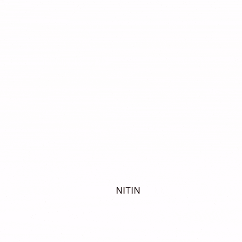 a close up of a person wearing sunglasses with the name nitin written below it