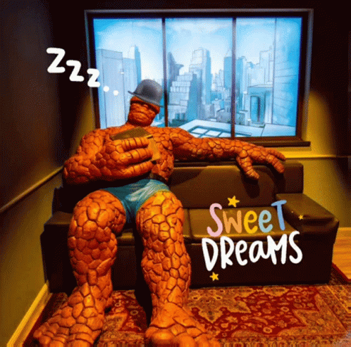 The Thing Sleepy GIF - The Thing Sleepy Sweet Dreams GIFs