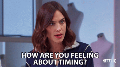 How Are You Feeling About Timing How Are You Doing On Time GIF - How Are You Feeling About Timing How Are You Doing On Time You Think You Have Enough Time GIFs