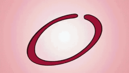 a pink and yellow logo for kirby with a star in the middle .